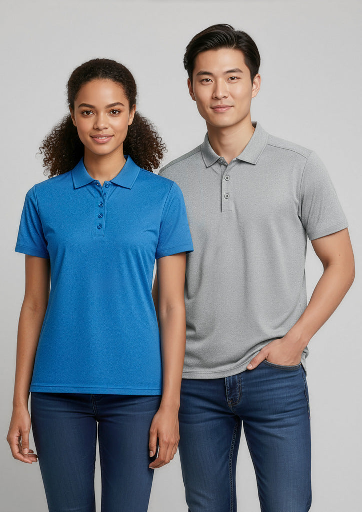 P815LS Womens Aero Short Sleeve Polo - Cyan