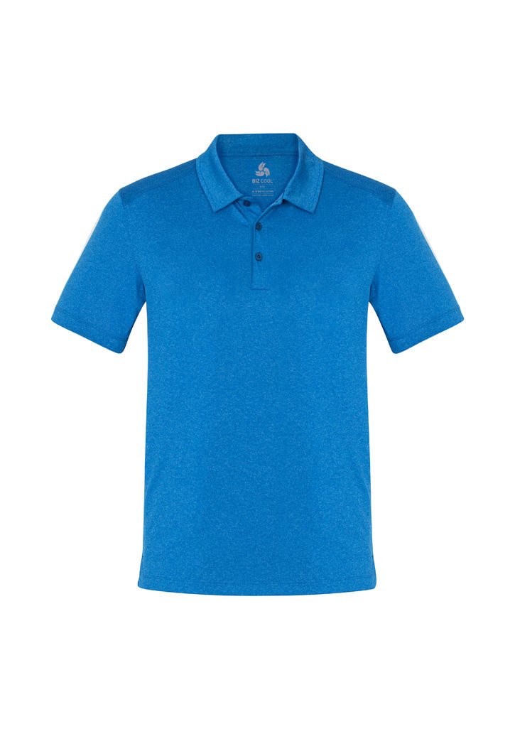 P815MS Mens Aero Short Sleeve Polo - Cyan