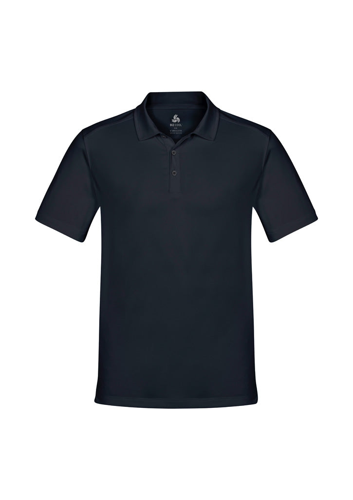 P815MS Mens Aero Short Sleeve Polo - Solid Black