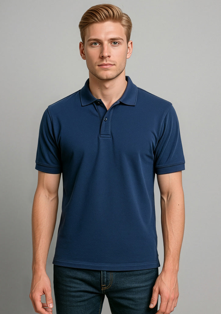 P9000 Mens Oceana Short Sleeve Polo - Navy