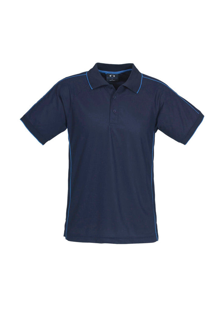 P9900 Mens Resort Short Sleeve Polo - Navy/Mid Blue
