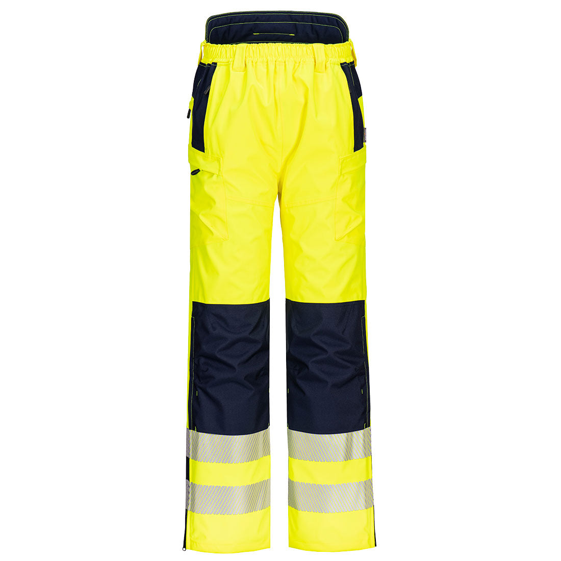 PW342 - PW3 Hi-Vis Extreme Rain Pants in Yellow/Navy