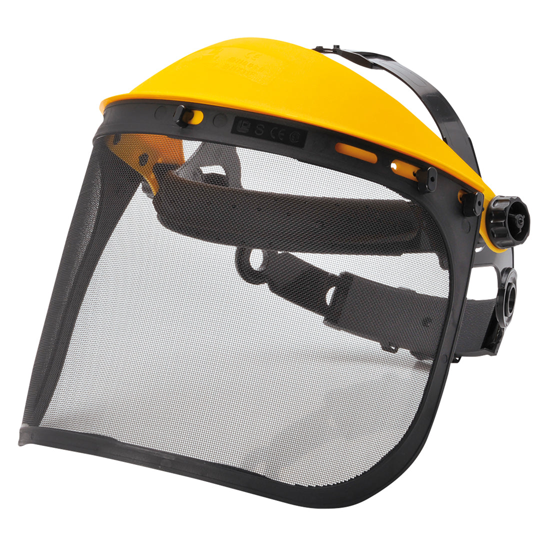 PW93 - Browguard with Mesh Visor in Black