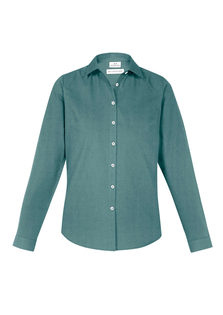 S127LL Womens Memphis Long Sleeve Shirt - Jasper Green