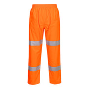 S165 - Hi-Vis Lightweight Packable Trousers in Orange