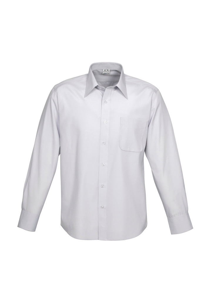 S29510 Mens Ambassador Long Sleeve Shirt - Silver Grey