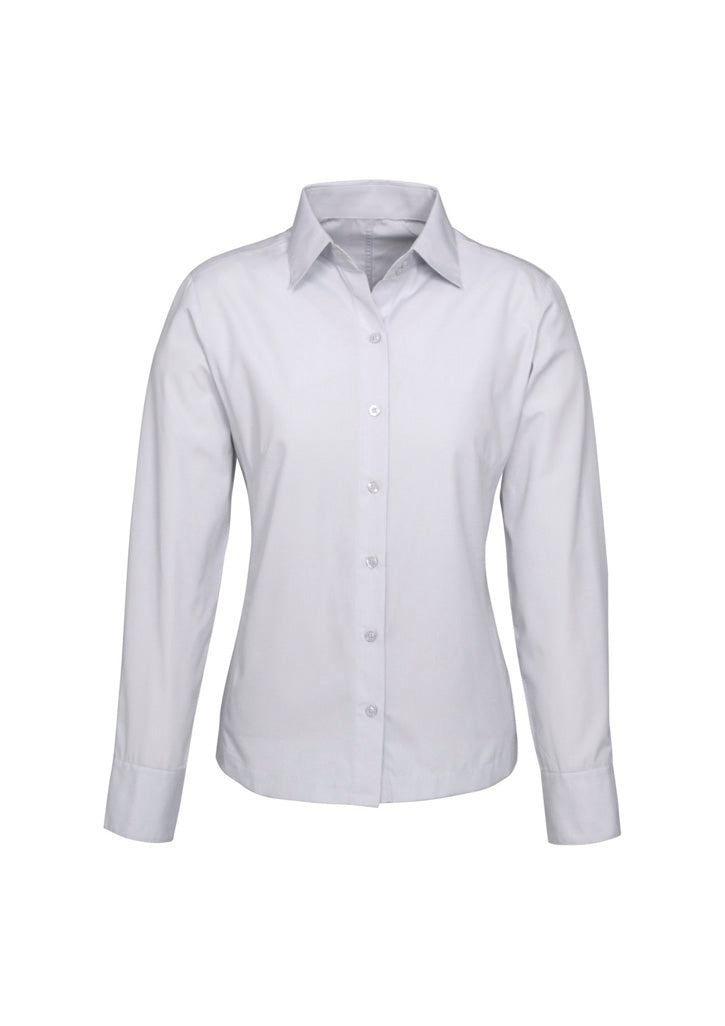 S29520 Womens Ambassador Long Sleeve Shirt - Silver Grey