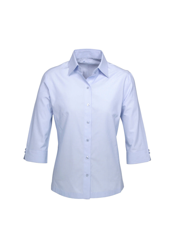 S29521 Womens Ambassador 3/4 Sleeve Shirt - Blue