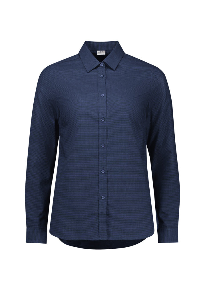 S421LL Womens Soul Long Sleeve Shirt - Navy