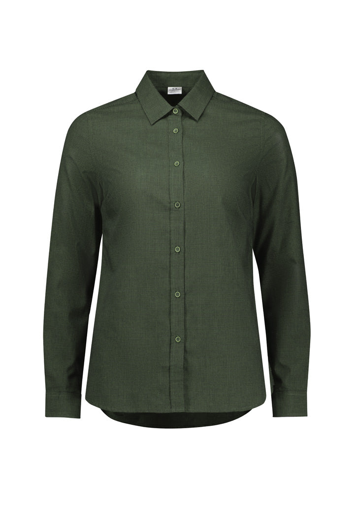 S421LL Womens Soul Long Sleeve Shirt - Olive
