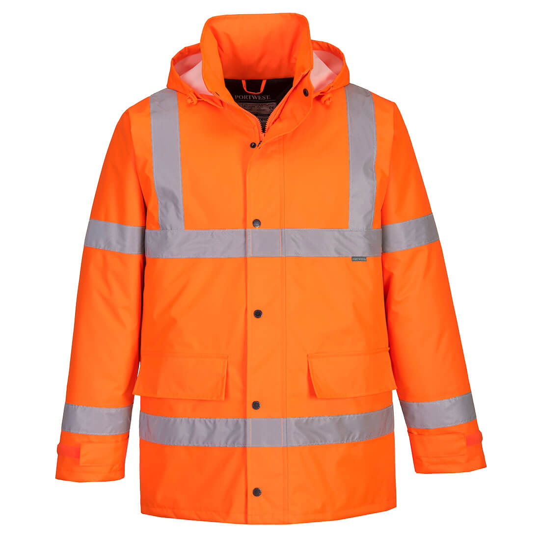 S460 - Hi-Vis Winter Traffic Jacket in Orange