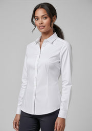 S522LL Womens Dalton Long Sleeve Shirt - White