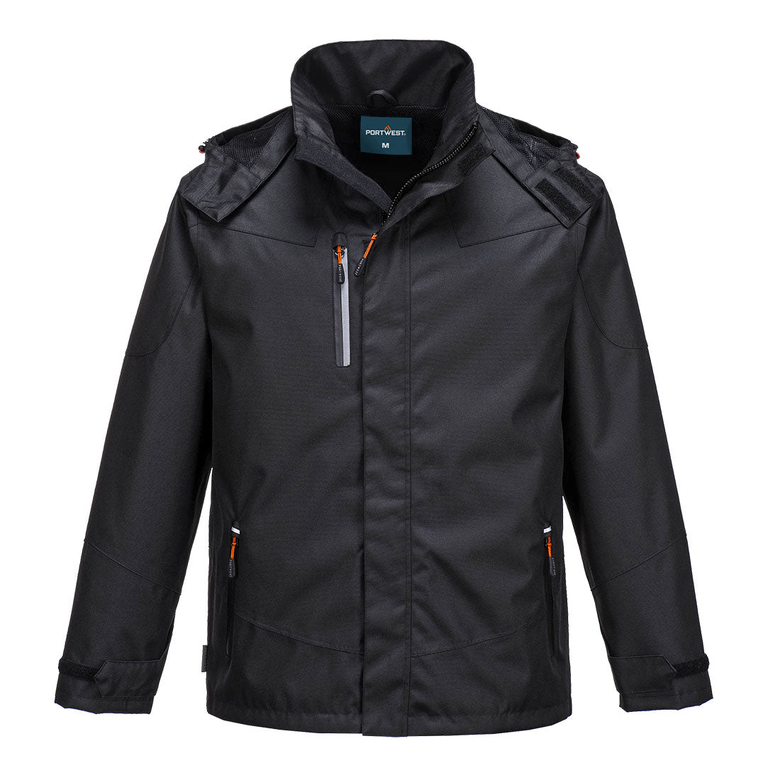 S555 - Outcoach Rain Jacket in Black