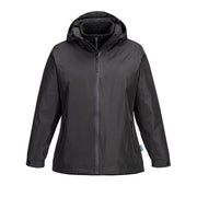 S574 - Women's 3-in-1  Jacket in Black