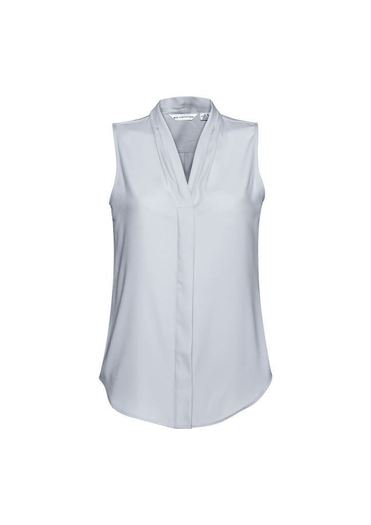 S627LN Womens Madison Sleeveless Top - Silver Mist