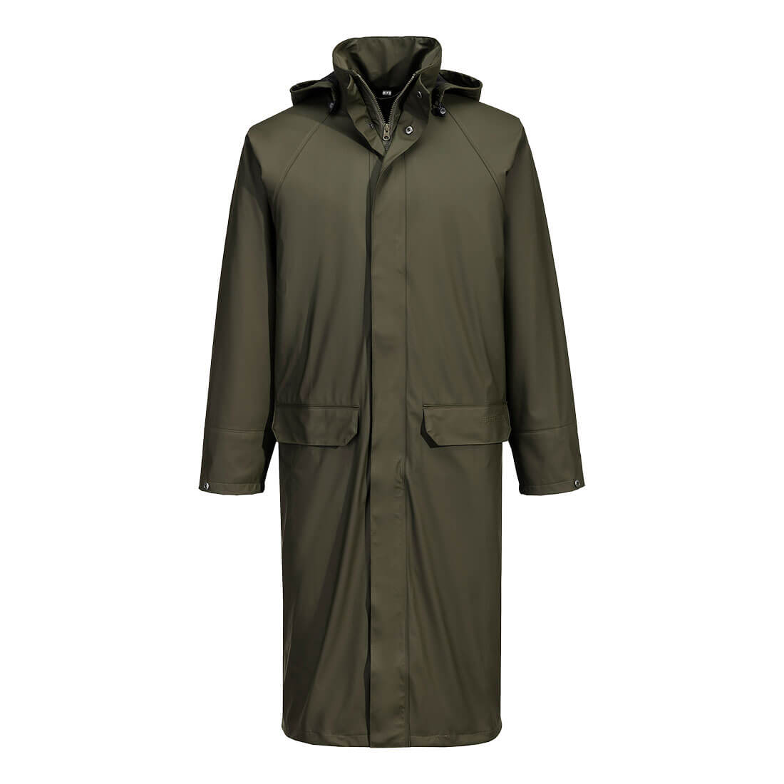 S658 - Flexatex Chem Long Coat in Forest Nights