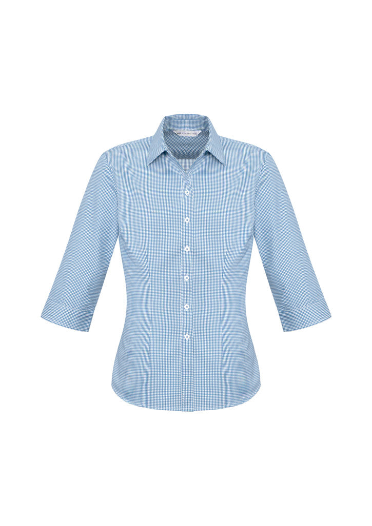 S716LT Womens Ellison 3/4 Sleeve Shirt - Blue