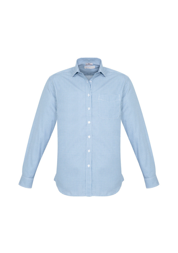 S716ML Mens Ellison Long Sleeve Shirt - Blue