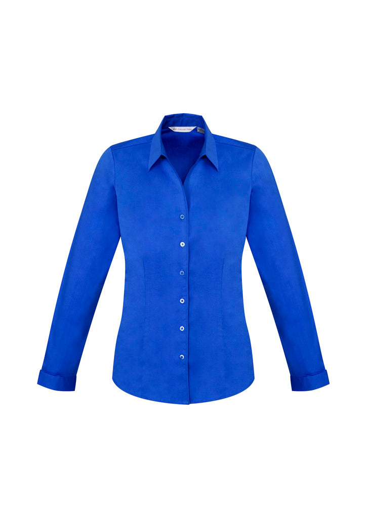 S770LL Womens Monaco Long Sleeve Shirt - Electric Blue
