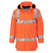S774 - Bizflame Rain Hi-Vis Multi Light FR Jacket in Orange