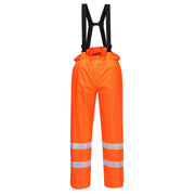 S780 - Bizflame Rain Hi-Vis Anti-Static Unlined FR Pants in Orange