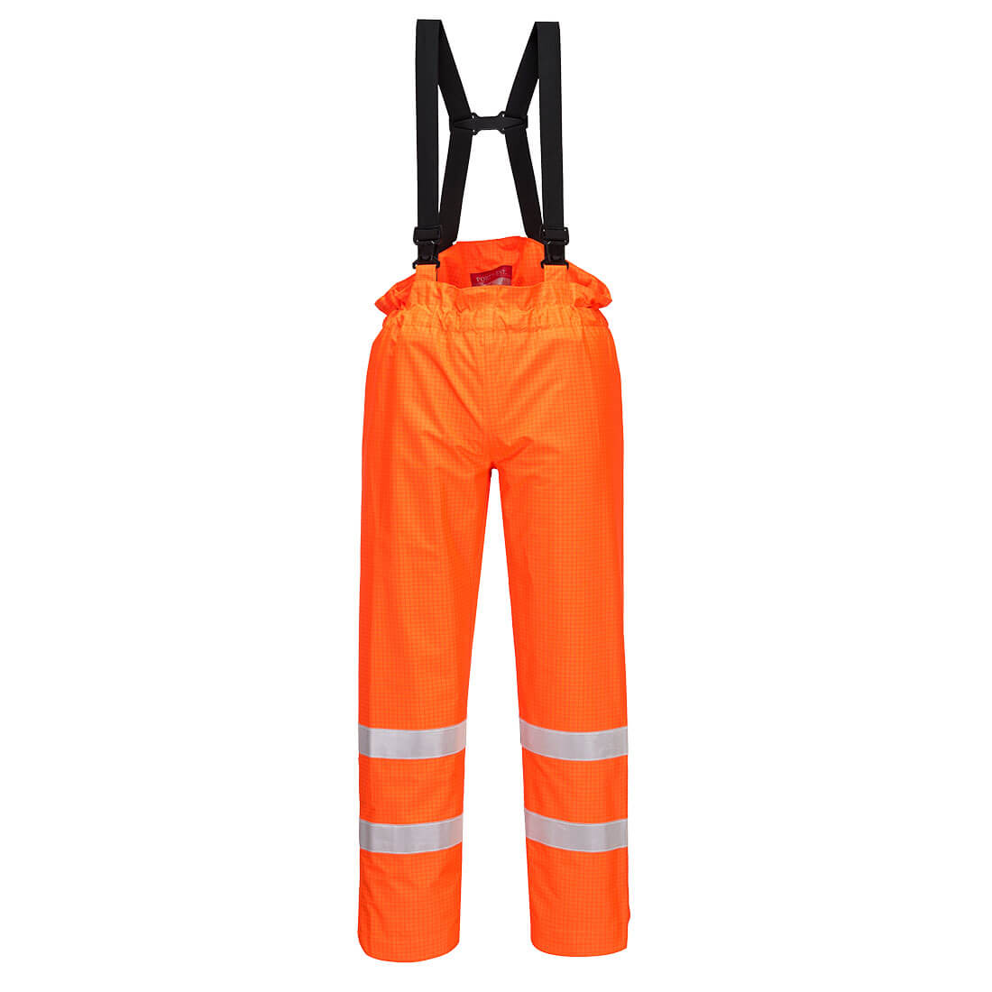 S780 - Bizflame Rain Hi-Vis Anti-Static Unlined FR Pants in Orange