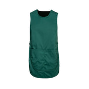 S843 - Tabard Apron with Pocket in Bottle Green
