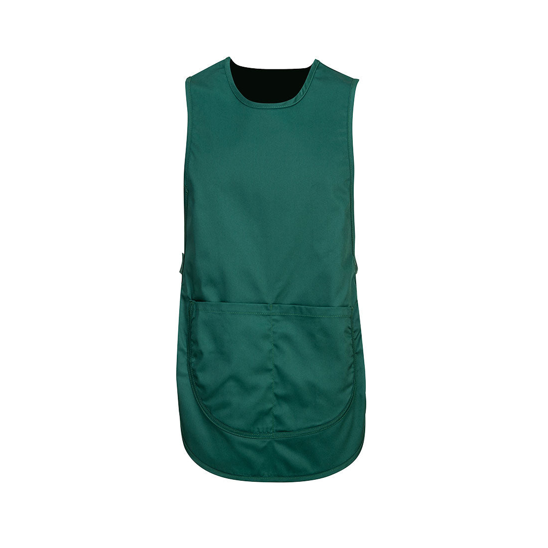 S843 - Tabard Apron with Pocket in Bottle Green