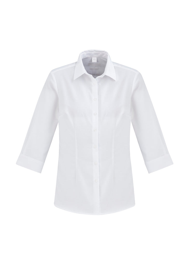 S912LT Womens Regent 3/4 Sleeve Shirt - White