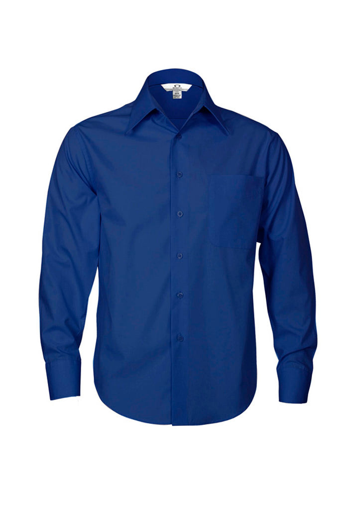 SH714 Mens Metro Long Sleeve Shirt - Royal