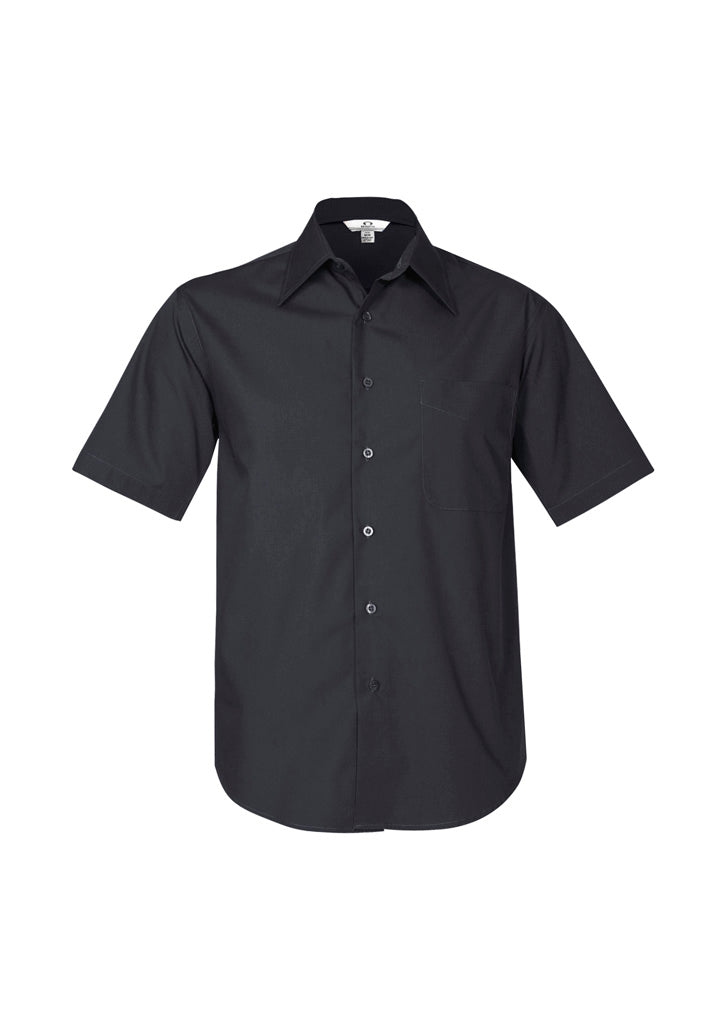 SH715 Mens Metro Short Sleeve Shirt - Charcoal