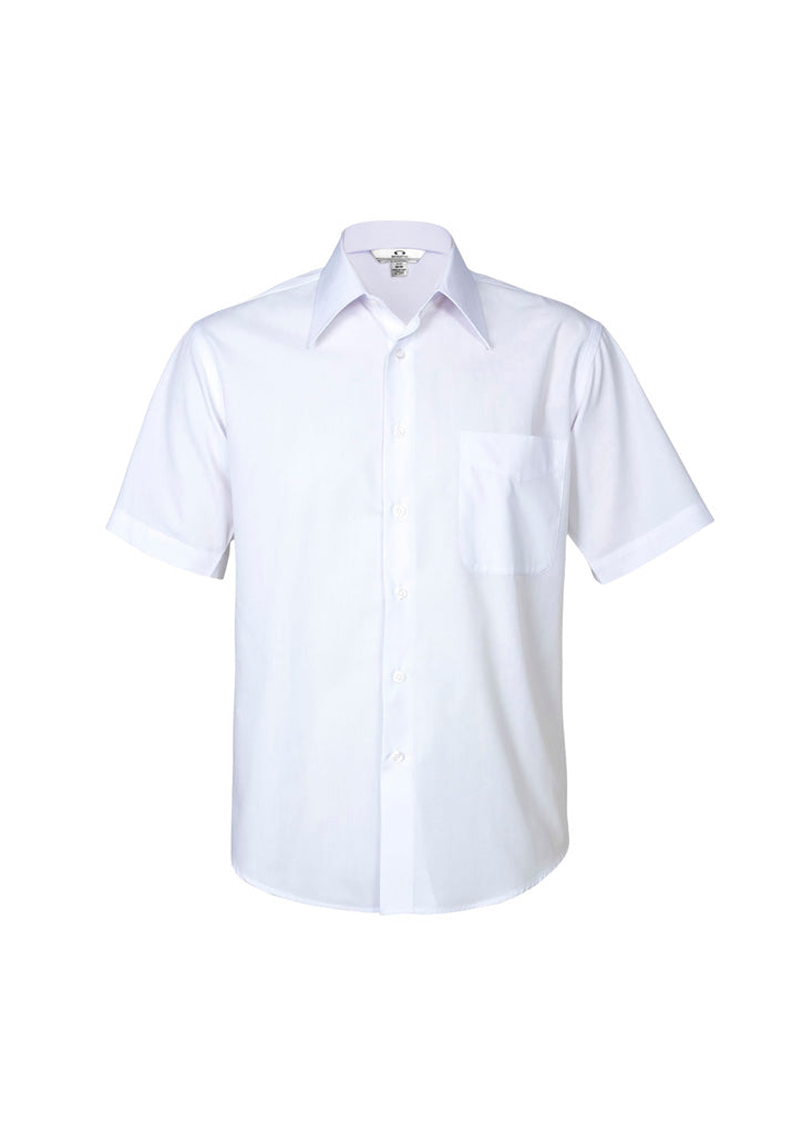 SH715 Mens Metro Short Sleeve Shirt - White
