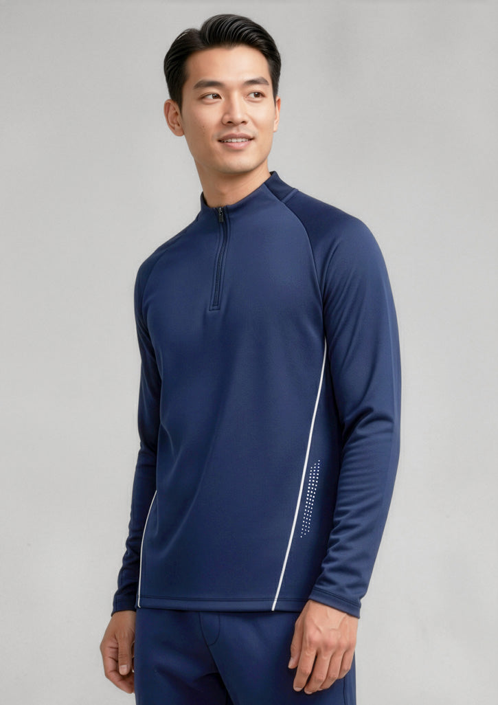 SW225M Unisex Balance Mid Layer Top - Navy/White
