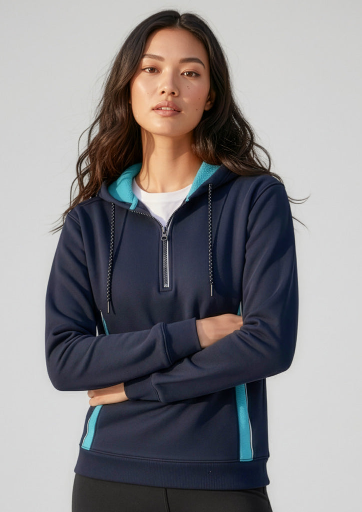 SW710M Unisex Renegade Hoodie - Navy/Sky/Silver