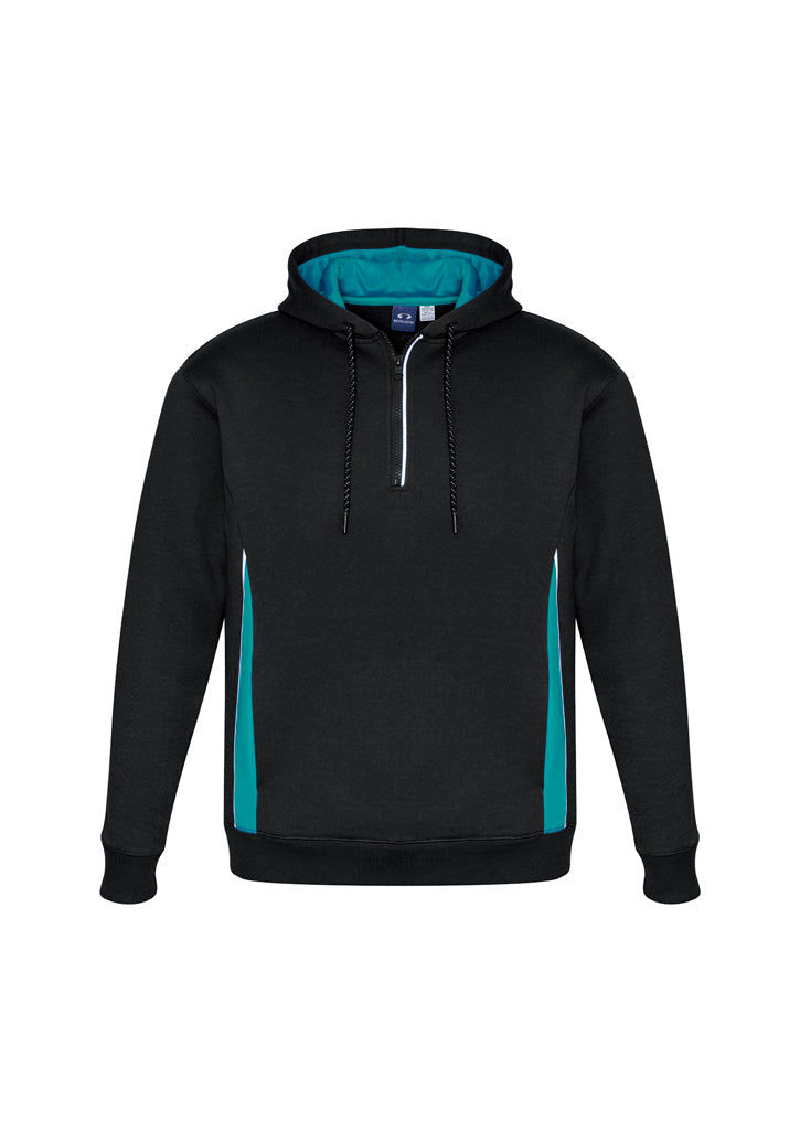 SW710M Unisex Renegade Hoodie - Black/Teal/Silver