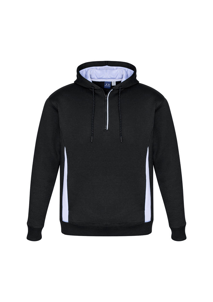SW710M Unisex Renegade Hoodie - Black/White/Silver