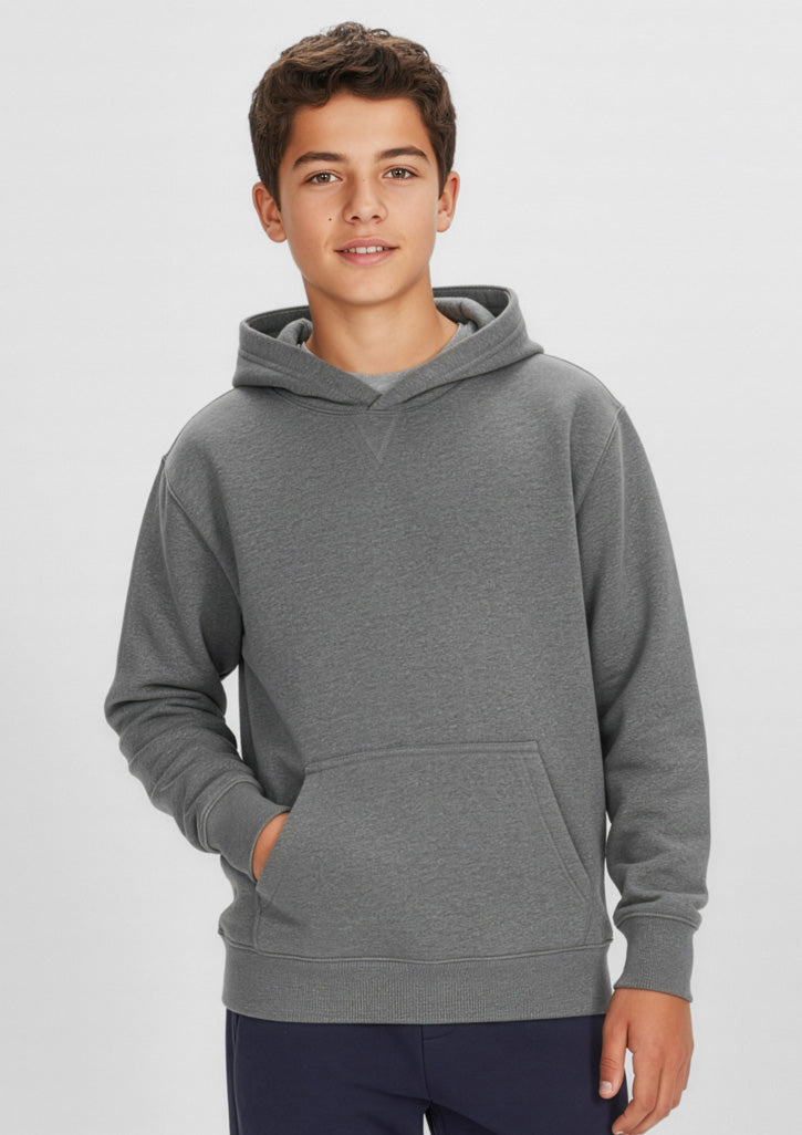 SW760K Kids Crew Hoodie - Grey Marle