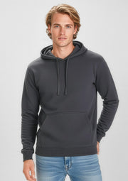 SW760M Mens Crew Hoodie - Charcoal