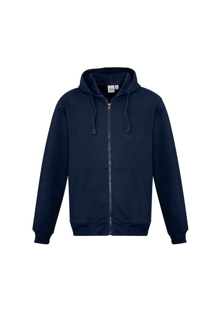 SW762M Mens Crew Zip Hoodie - Navy