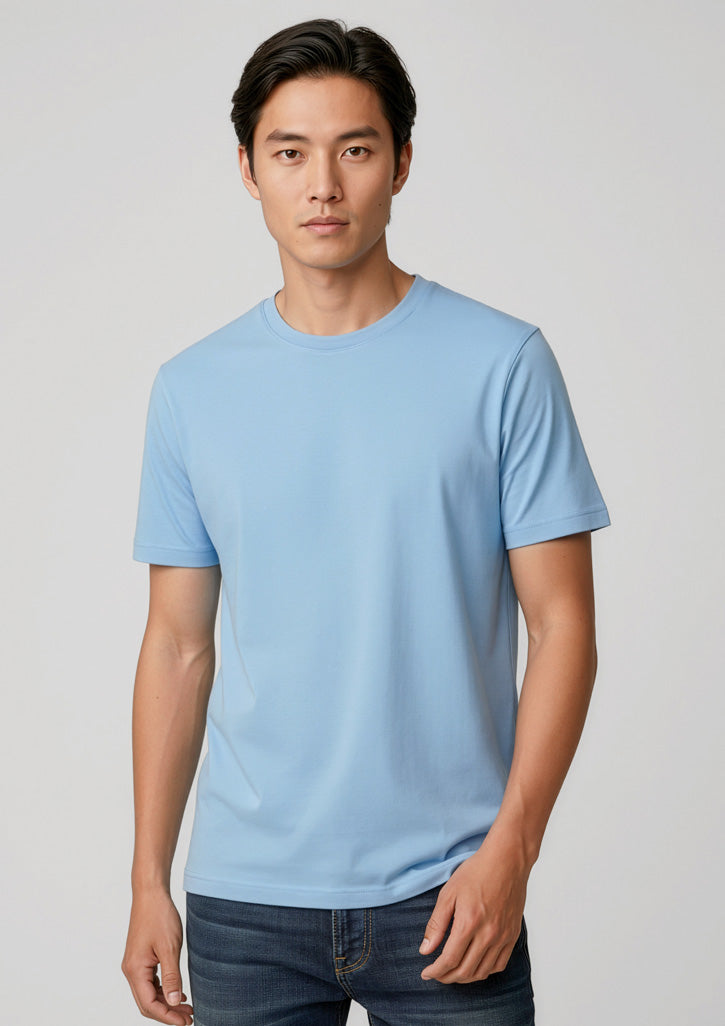 T10012 Mens Ice Short Sleeve Tee - Spring Blue