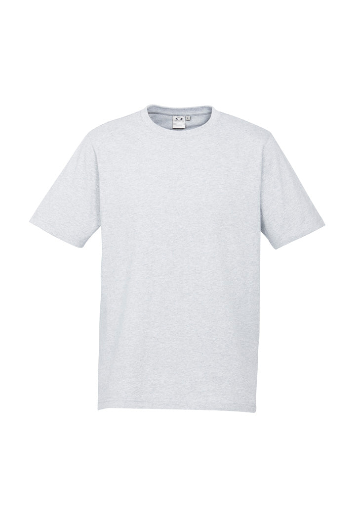 T10012 Mens Ice Short Sleeve Tee - Snow Marle