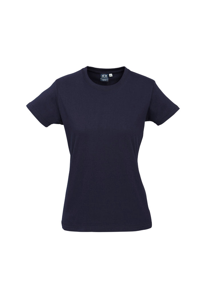 T10022 Womens Ice Short Sleeve Tee - Navy
