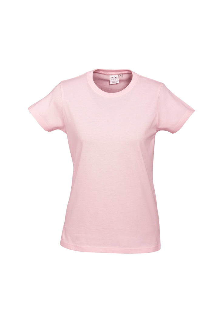 T10022 Womens Ice Short Sleeve Tee - Pink
