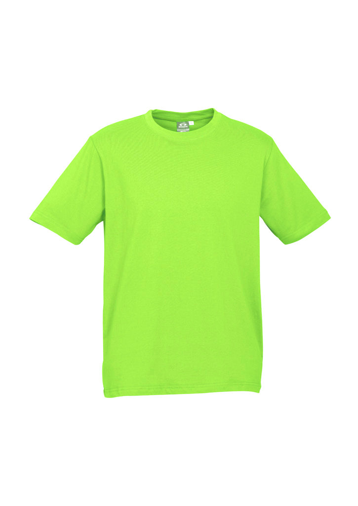 T10032 Kids Ice Short Sleeve Tee - Fluoro Yellow/Lime