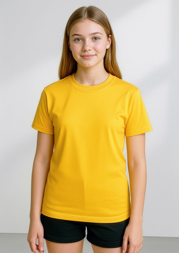 T10032 Kids Ice Short Sleeve Tee - Gold