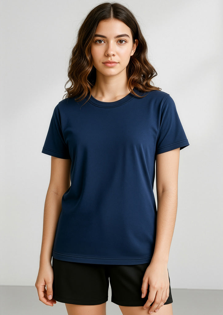 T207KS Kids Action Short Sleeve Tee - Navy