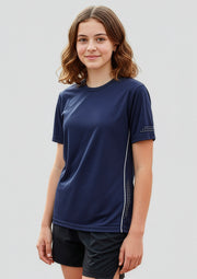 T318KS Kids Balance Short Sleeve Tee - Navy/Sky