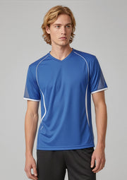 T406MS Mens Razor Short Sleeve Tee - Royal/White