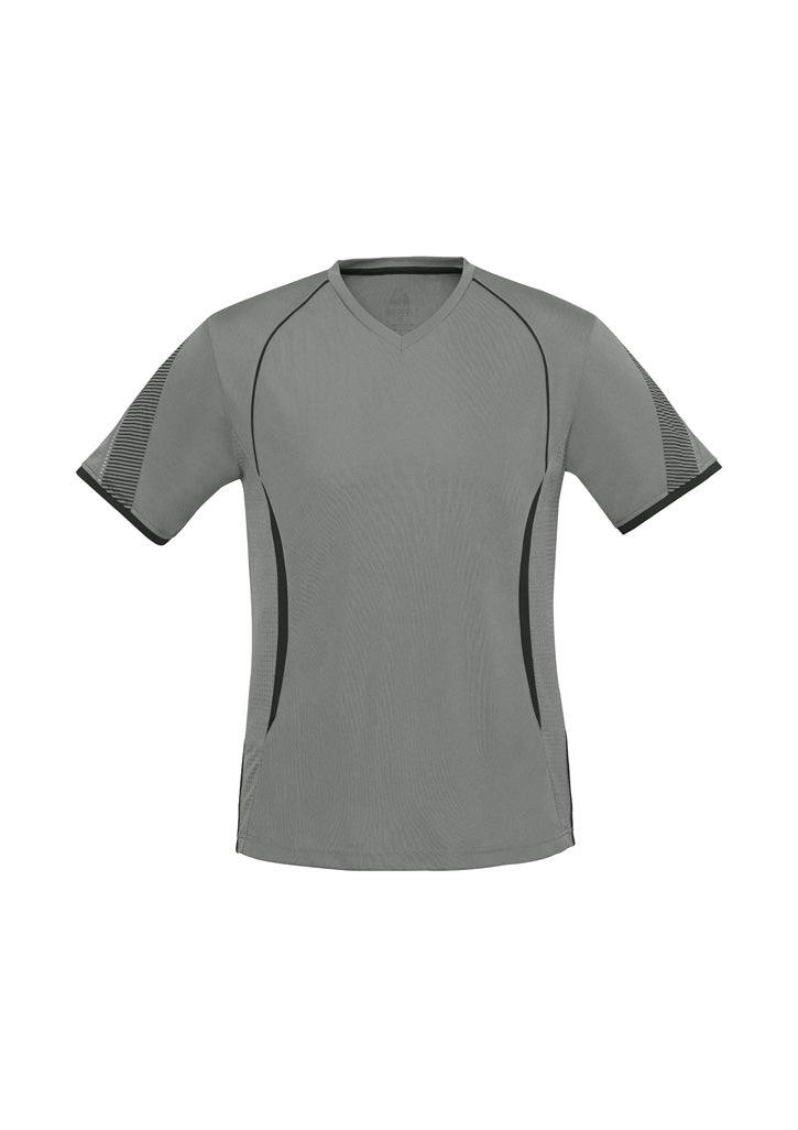 T406MS Mens Razor Short Sleeve Tee - Ash/Black