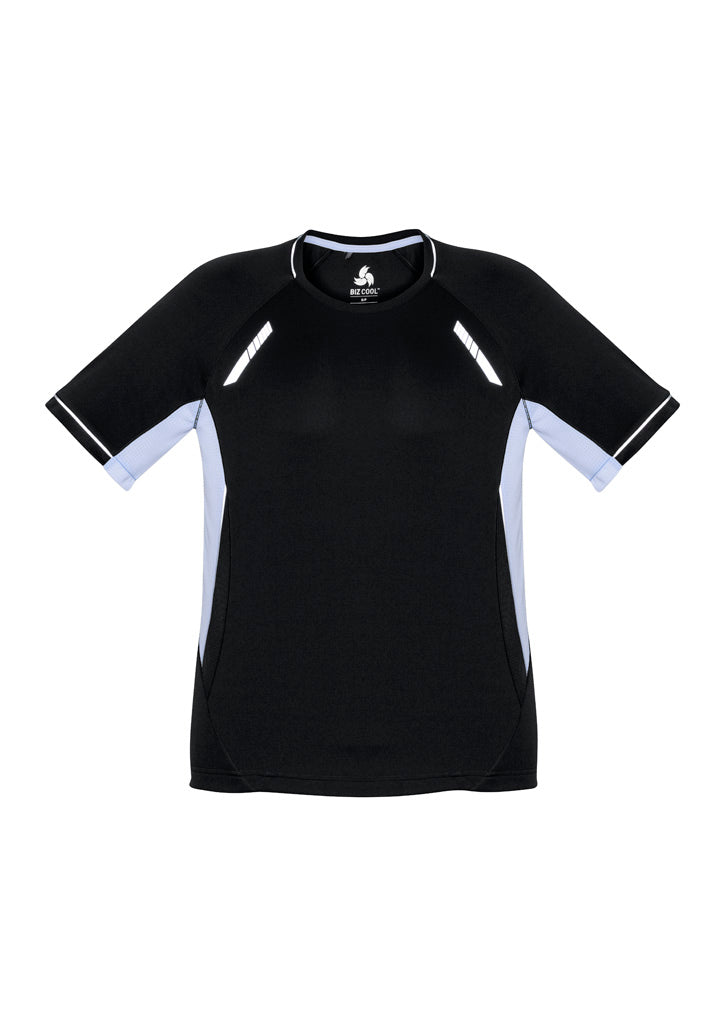 T701MS Mens Renegade Short Sleeve Tee - Black/White/Silver